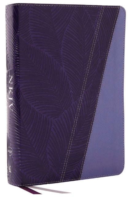 Bilde av Nkjv Study Bible, Leathersoft, Purple, Full-color, Thumb Indexed, Comfort Print Av Thomas Nelson