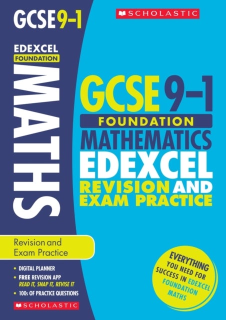 Bilde av Maths Foundation Revision And Exam Practice Book For Edexcel Av Naomi Norman