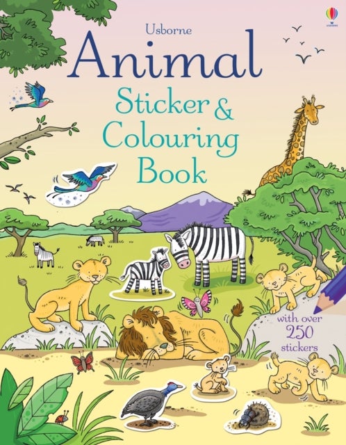 Bilde av Animal Sticker And Colouring Book