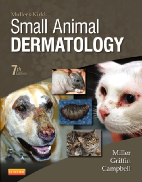 Bilde av Muller And Kirk&#039;s Small Animal Dermatology Av William H. Vmd Dacvd (professor Of Medicine Department Of Clinical Sciences And Department Of Biome