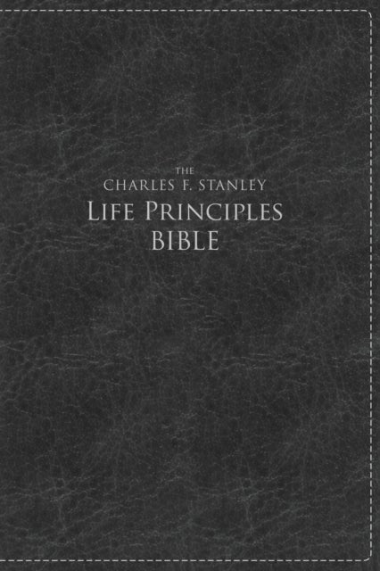 Bilde av Nkjv, The Charles F. Stanley Life Principles Bible, Large Print, Leathersoft, Black, Thumb Indexed
