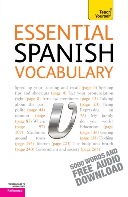 Bilde av Essential Spanish Vocabulary: Teach Yourself Av Mike Zollo