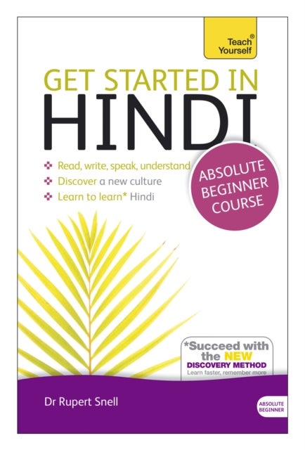 Bilde av Get Started In Hindi Absolute Beginner Course Av Dr Dr Rupert Snell