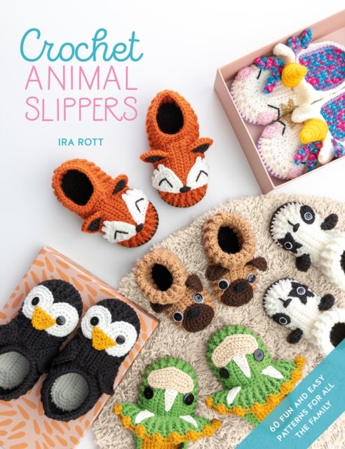 Bilde av Crochet Animal Slippers Av Ira (author) Rott