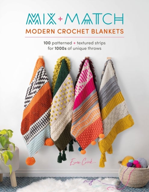 Bilde av Mix And Match Modern Crochet Blankets Av Esme (author) Crick