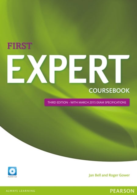 Bilde av Expert First 3rd Edition Coursebook With Cd Pack Av Jan Bell, Roger Gower