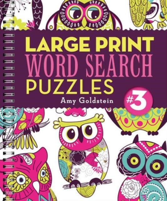 Bilde av Large Print Word Search Puzzles 3 Av Amy Goldstein