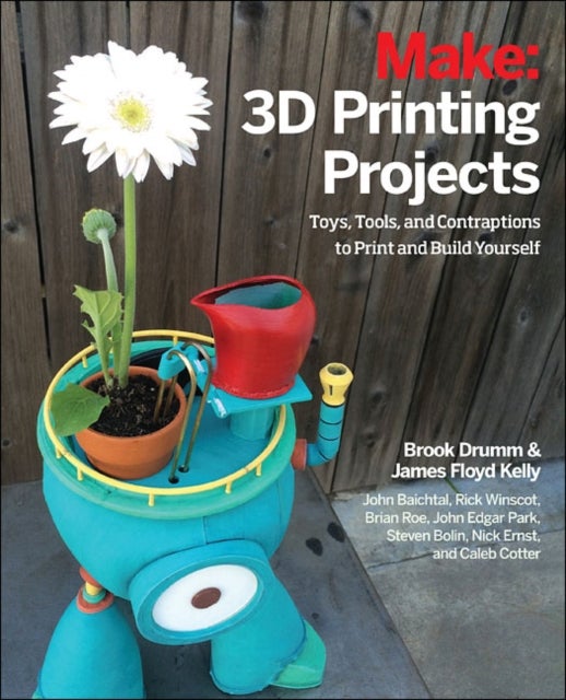 Bilde av 3d Printing Projects Av Brook Drumm, James Floyd Kelly, Matt Stultz, Rick Winscot, John Edgar Park, John Baichtal, Brian Roe, Nick Ernst, Steven Bolin