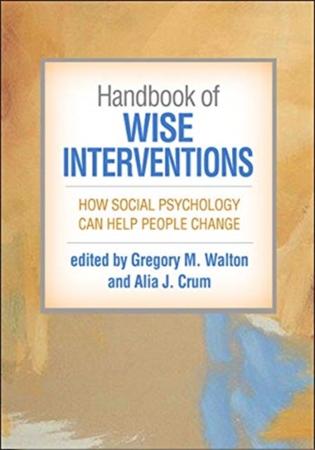 Bilde av Handbook Of Wise Interventions