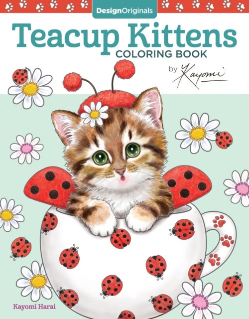 Bilde av Teacup Kittens Coloring Book Av Kayomi Harai