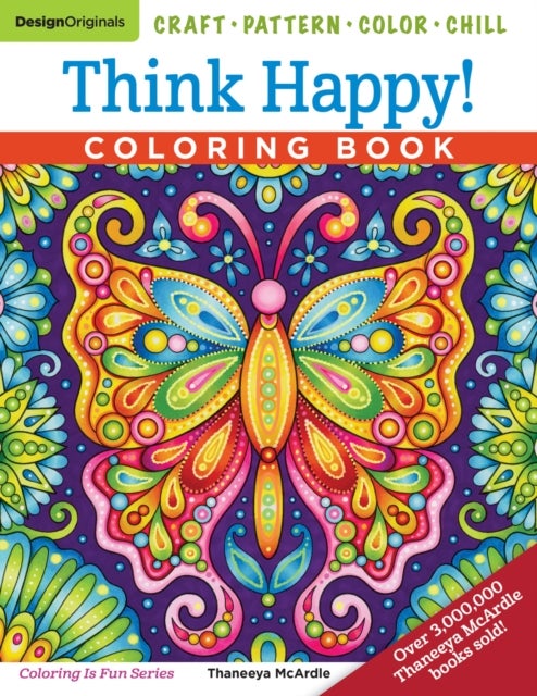 Bilde av Think Happy! Coloring Book Av Thaneeya Mcardle