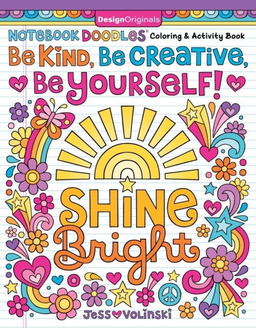 Bilde av Notebook Doodles Be Kind, Be Creative, Be Yourself! Av Jess Volinski
