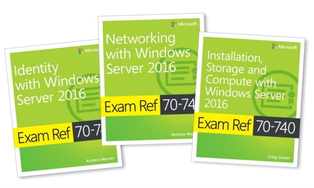 Bilde av Mcsa Windows Server 2016 Exam Ref 3-pack Av Itzik Microsoft Microsoft, Andrew Warren