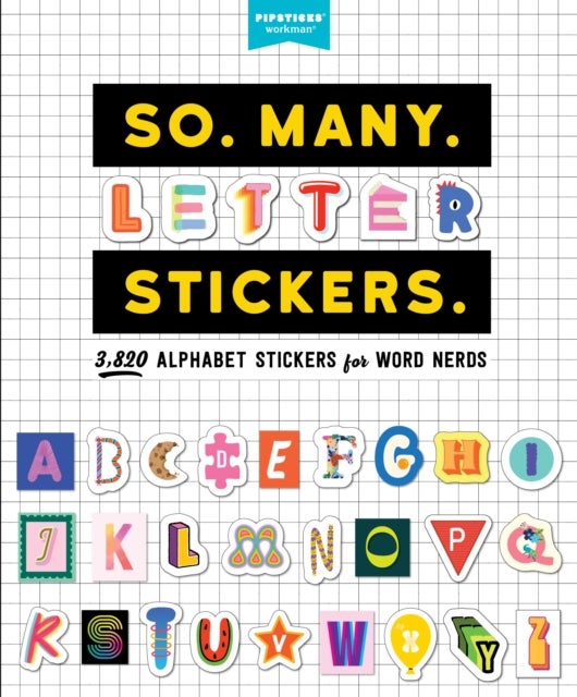 Bilde av So. Many. Letter Stickers. Av Pipsticks¿+workman¿