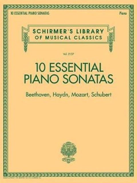 Bilde av 10 Essential Piano Sonatas Av Hal Leonard Publishing Corporation