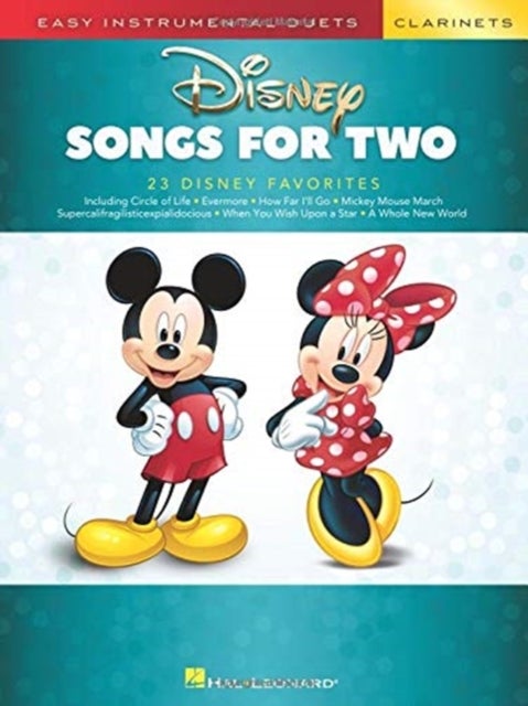 Bilde av Disney Songs For Two Clarinets Av Hal Leonard Publishing Corporation