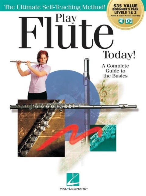 Play Flute Today! Beginner's Pack - Level 1 & 2 Method Book with Audio & Video Access