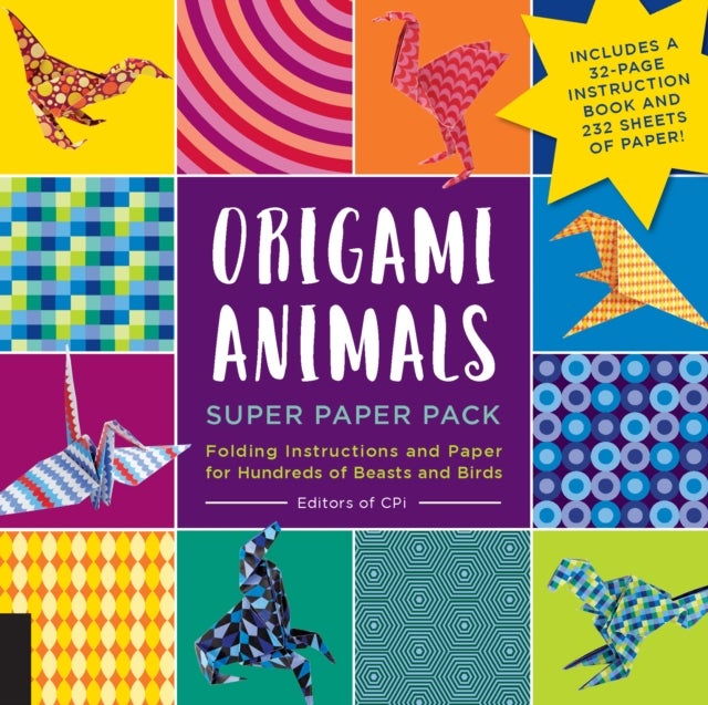 Bilde av Origami Animals Super Paper Pack Av Editors Of Cpi