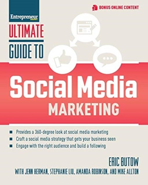 Bilde av Ultimate Guide To Social Media Marketing Av Eric Butow, Jenn Herman, Stephanie Liu, Robinso