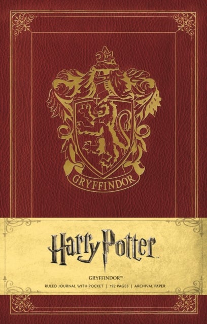 Bilde av Harry Potter Gryffindor Hardcover Ruled Journal Av Insight Editions