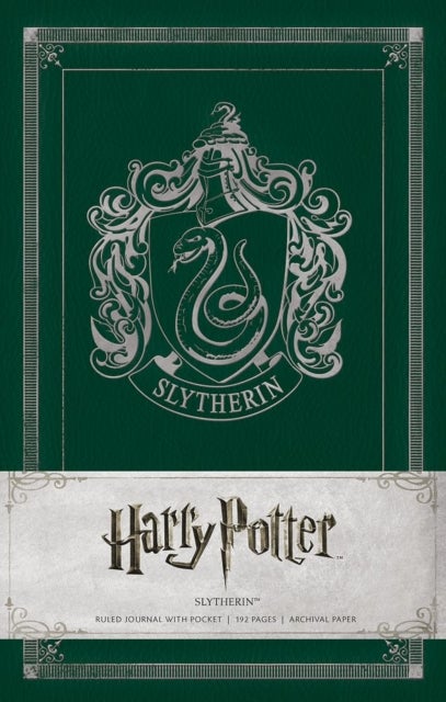 Bilde av Harry Potter Slytherin Hardcover Ruled Journal Av Insight Editions