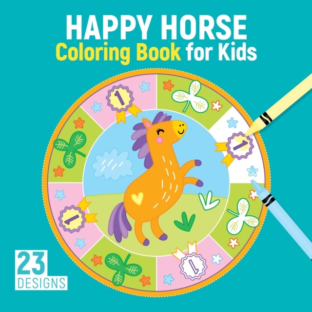 Bilde av Happy Horse Coloring Book For Kids Av Clorophyl Editions