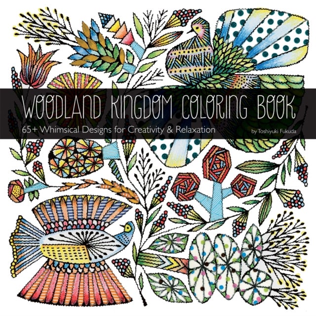 Bilde av Woodland Kingdom Coloring Book Av Toshiyuki Fukuda