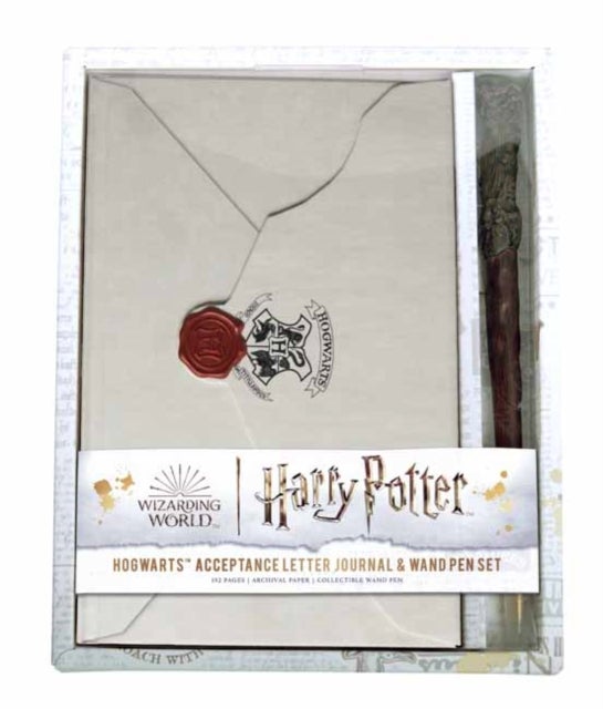 Bilde av Harry Potter: Hogwarts Acceptance Letter Journal And Wand Pen Set Av Insight Editions
