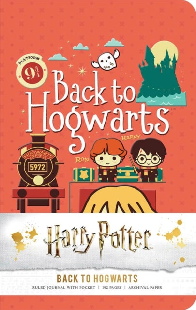Bilde av Harry Potter: Back To Hogwarts Ruled Pocket Journal Av Insight Editions