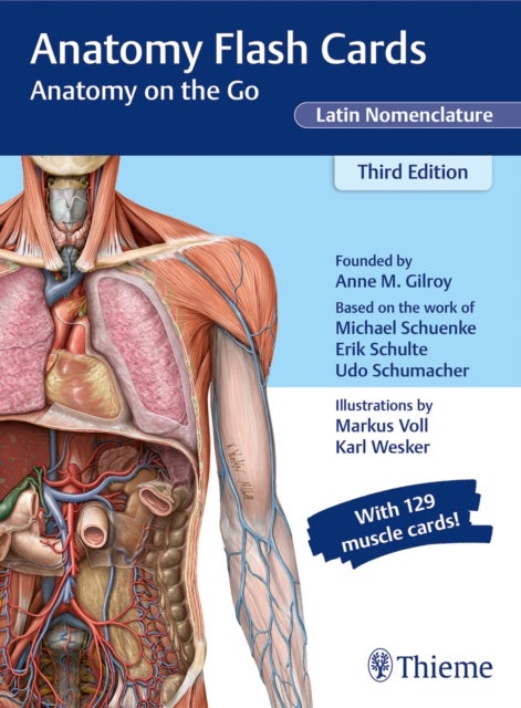 Anatomy Flash Cards, Latin Nomenclature av Anne M. Gilroy