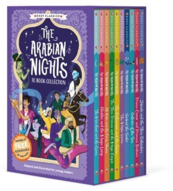 Bilde av The Arabian Nights Children&#039;s Collection (easy Classics): 10 Book Box Set