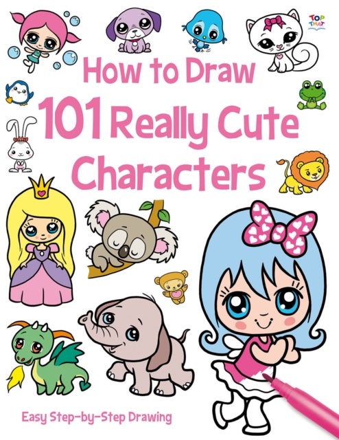 Bilde av How To Draw 101 Cute Characters Av Nat Lambert