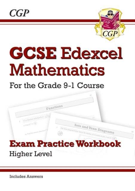 Bilde av Gcse Maths Edexcel Exam Practice Workbook: Higher - Includes Video Solutions And Answers Av Cgp Books