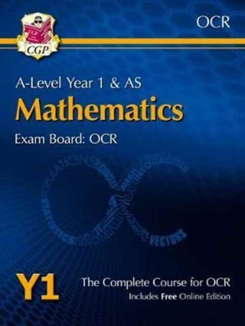 Bilde av A-level Maths For Ocr: Year 1 &amp; As Student Book With Online Edition: Course Companion For The 2023 A Av Cgp Books