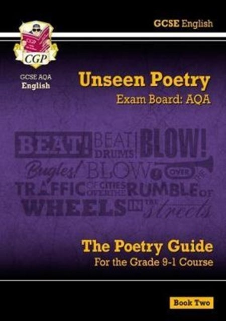 Bilde av New Gcse English Aqa Unseen Poetry Guide - Book 2 Includes Online Edition: Superb For The 2023 And 2 Av Cgp Books