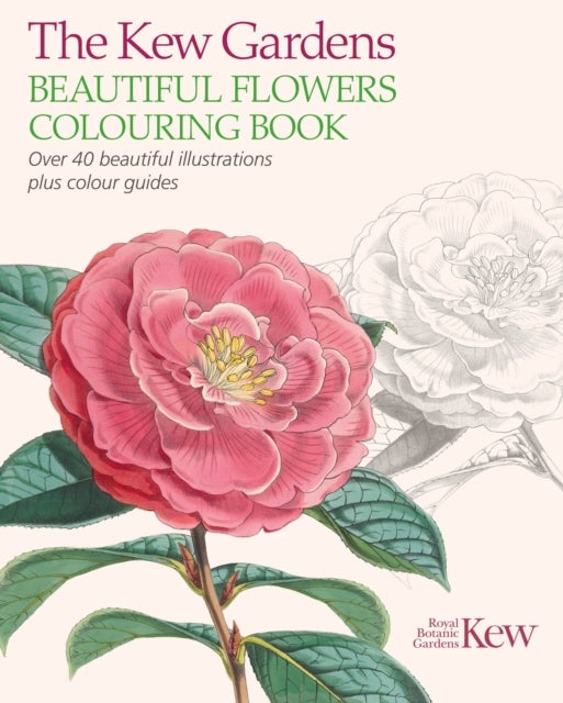 Bilde av The Kew Gardens Beautiful Flowers Colouring Book Av The Royal Botanic Gardens Kew