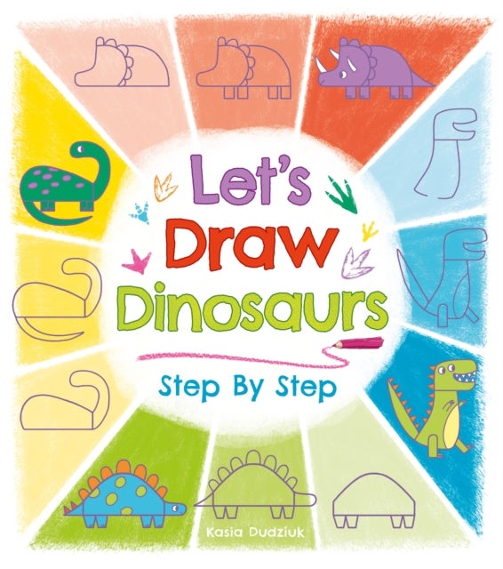 Bilde av Let&#039;s Draw Dinosaurs Step By Step Av Kasia Dudziuk