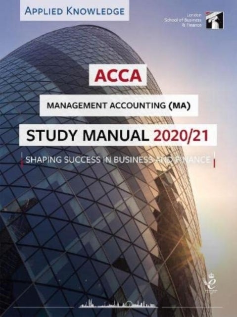 Bilde av Acca Management Accounting Study Manual 2020-21