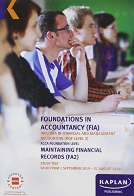 Bilde av Maintaining Financial Records - Study Text Av Kaplan Publishing