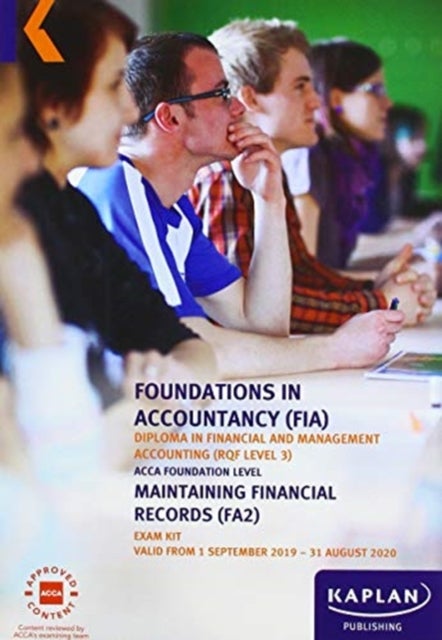 Bilde av Maintaining Financial Records - Exam Kit Av Kaplan Publishing