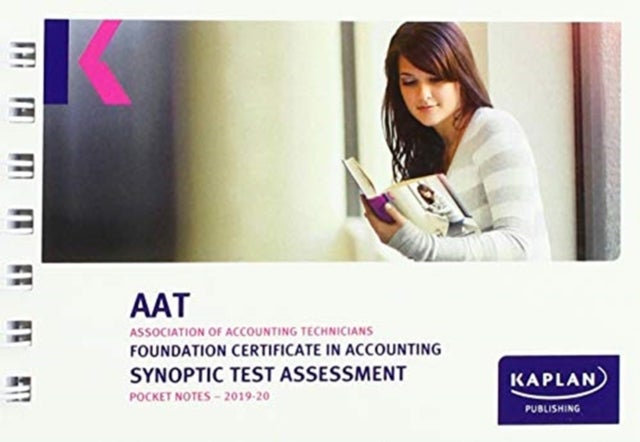 Bilde av Foundation Certificate In Accounting Synoptic Test Assessment - Pocket Notes Av Kaplan Publishing