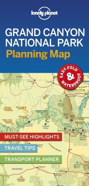 Bilde av Lonely Planet Grand Canyon National Park Planning Map Av Lonely Planet