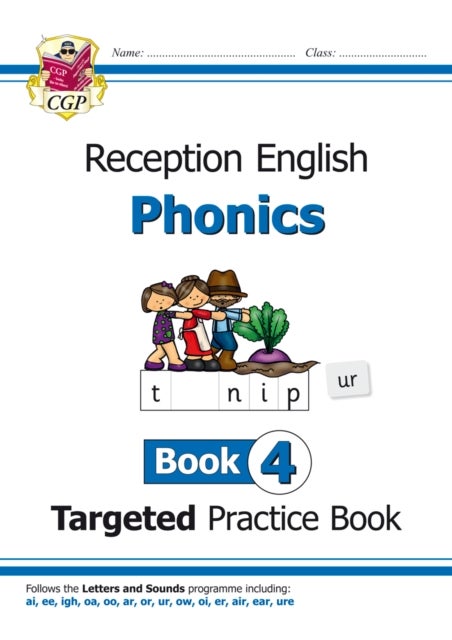Bilde av Reception English Phonics Targeted Practice Book - Book 4 Av Bryant Karen