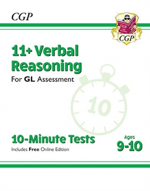Bilde av 11+ Gl 10-minute Tests: Verbal Reasoning - Ages 9-10 (with Online Edition): Unbeatable Eleven Plus P Av Cgp Books