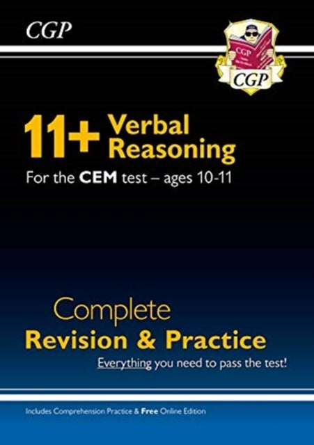 Bilde av 11+ Cem Verbal Reasoning Complete Revision And Practice - Ages 10-11 (with Online Edition): Superb R Av Cgp Books