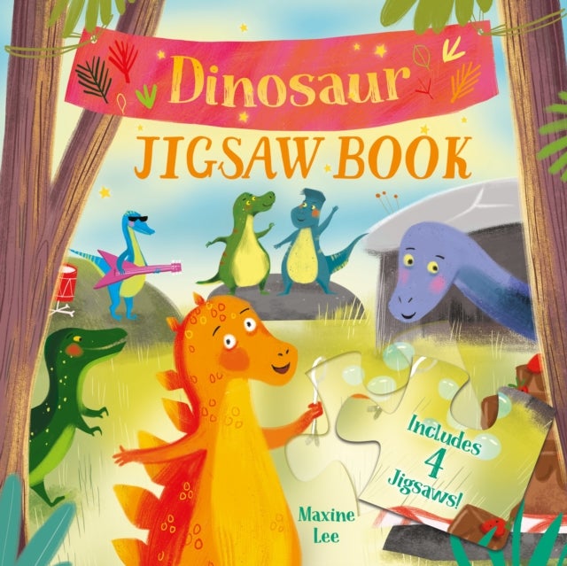 Bilde av Dinosaur Jigsaw Book Av Lisa Regan