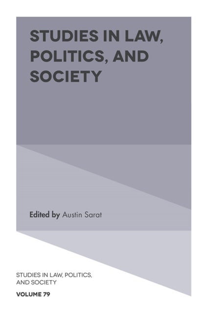 Bilde av Studies In Law, Politics, And Society