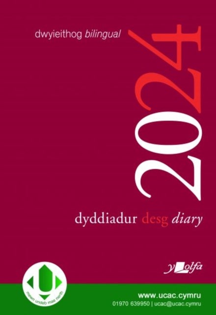 Bilde av Dyddiadur Desg Y Lolfa 2024 A4 Desk Diary