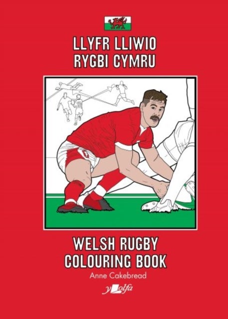 Bilde av Llyfr Lliwio Rygbi Cymru / Welsh Rugby Colouring Book Av Anne Cakebread