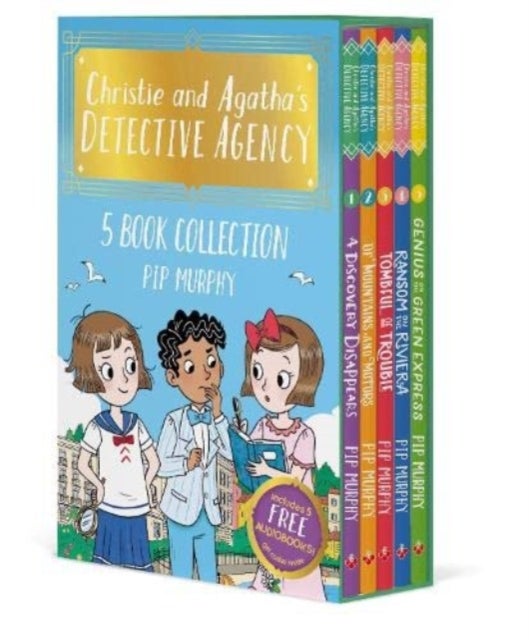Bilde av Christie And Agatha&#039;s Detective Agency 5 Book Box Collection Av Pip Murphy